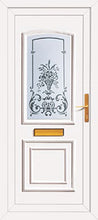 Load image into Gallery viewer, White UPVC Front Door - Choice of panel designs
