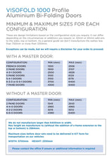 Load image into Gallery viewer, Bifold Door 4 Pane up to 4m wide
