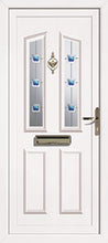 Load image into Gallery viewer, White UPVC Front Door - Choice of panel designs
