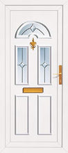 Load image into Gallery viewer, White UPVC Front Door - Choice of panel designs
