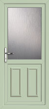Load image into Gallery viewer, Chartwell Green On White UPVC Back Door
