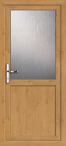 Irish Oak UPVC Back Door