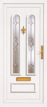 Load image into Gallery viewer, White UPVC Front Door - 100&#39;s of Design Choices
