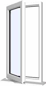 UPVC Casement Window Style 1 Up To 900mm x 900mm